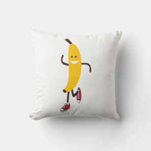 Coussin Drôle Cartoon à la banane