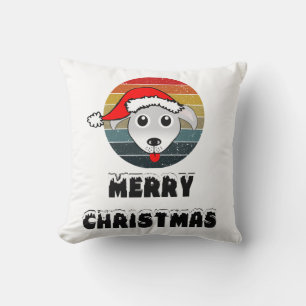Coussin Drôle Chien Visage Gris Dessin Avec Casquette Du P