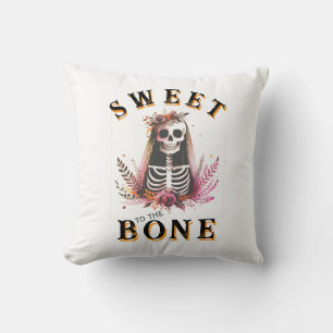 Coussin Drôle Crâne bonbon Halloween Jeu d'oreiller