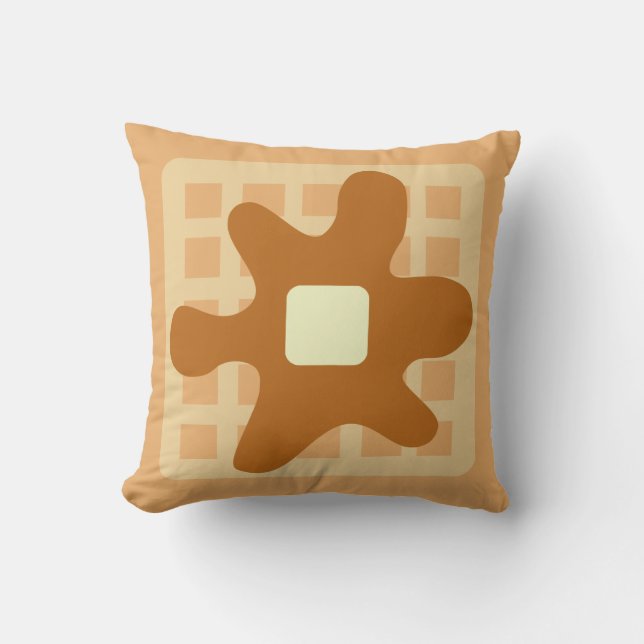 Coussin drôle de gaufre (Recto)