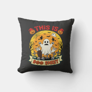 Coussin Drôle de Halloween Boo Sheet Fantôme Cimetière