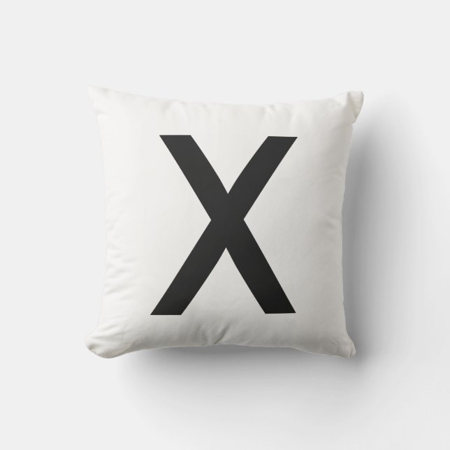Coussin drôle de jeu de riens et de croix de (Recto)