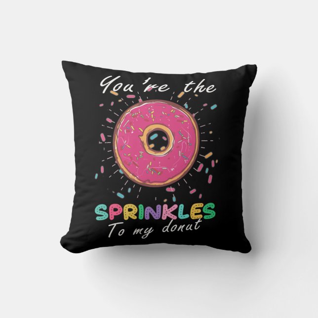 Coussin Drôle donut cité (Recto)