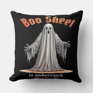 Coussin Drôle Halloween Éffrayant fantôme avec Humour sarc
