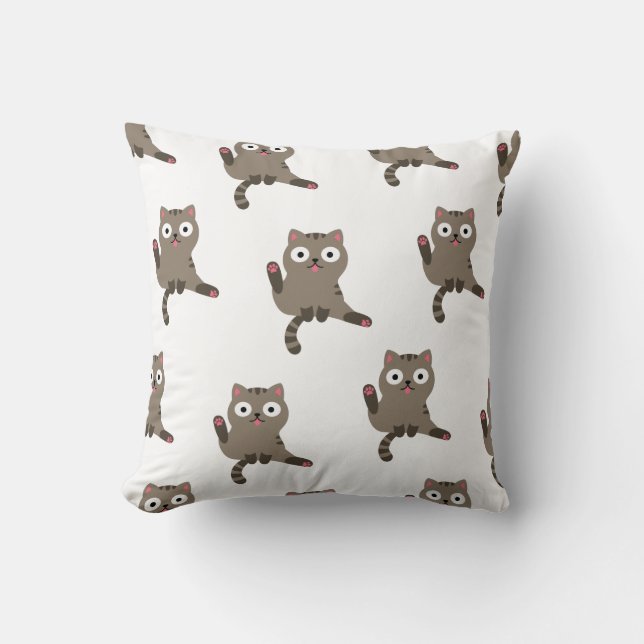 Coussin Drôle Oreille à lancer de chat (Recto)