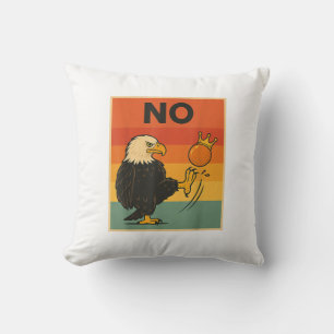 Coussin Drôle Pas De Rois En Amérique Hommes Femmes Style