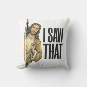 Coussin Drôle Religieux J'ai Vu Ça Vintage