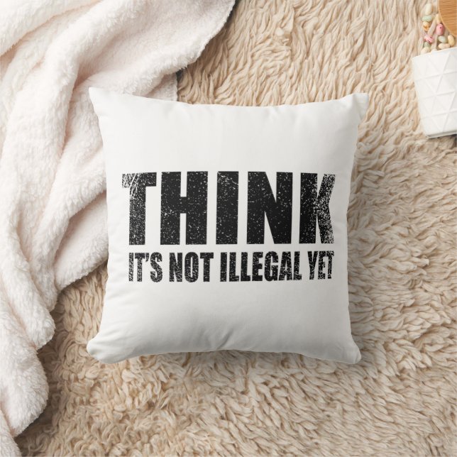Coussin Drôle slogan sarcastique humour adulte sarcasme (Couverture)
