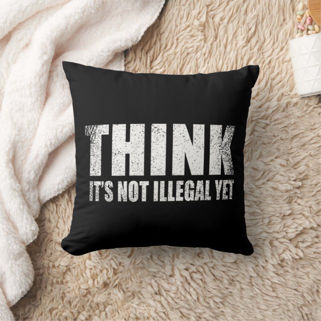 Coussin Drôle slogan sarcastique humour adulte sarcasme (Couverture)
