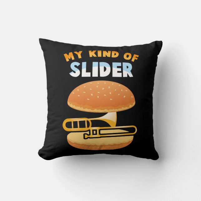 Coussin Drôle Tromboniste Tromboniste Du Joueur Trombone (Recto)