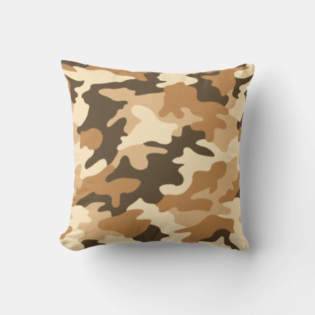 Coussin du Camouflage de sable du désert (Recto)