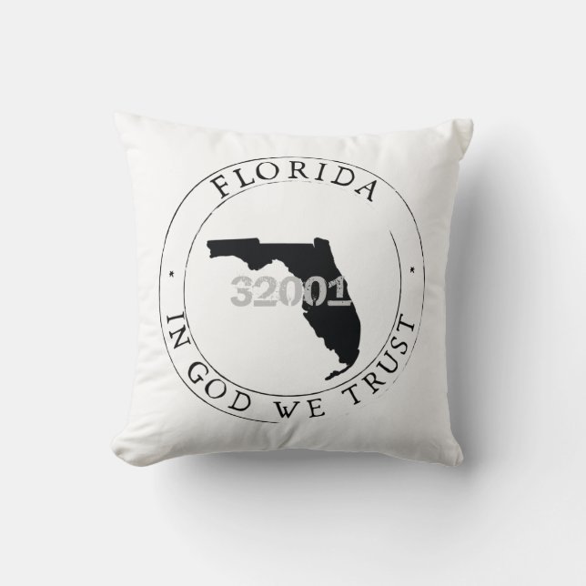 Coussin du code postal de Floride (Recto)