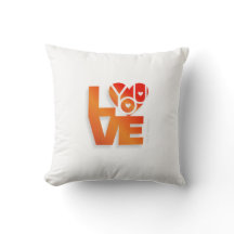 Coussin du coeur de Lover®