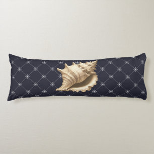 Coussin du corps de coquillages côtiers/plage/naut
