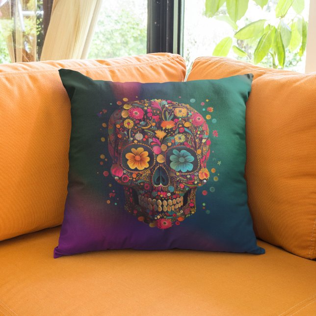 Coussin du crâne mexicain (Créateur téléchargé)