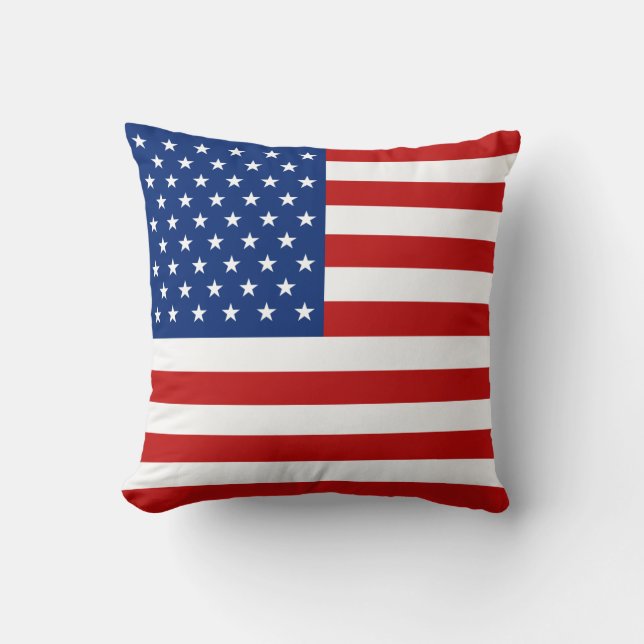 Coussin du drapeau américain x (Recto)