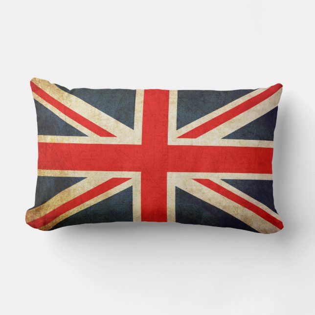 Coussin du drapeau de l'Union de Grunge (Recto)