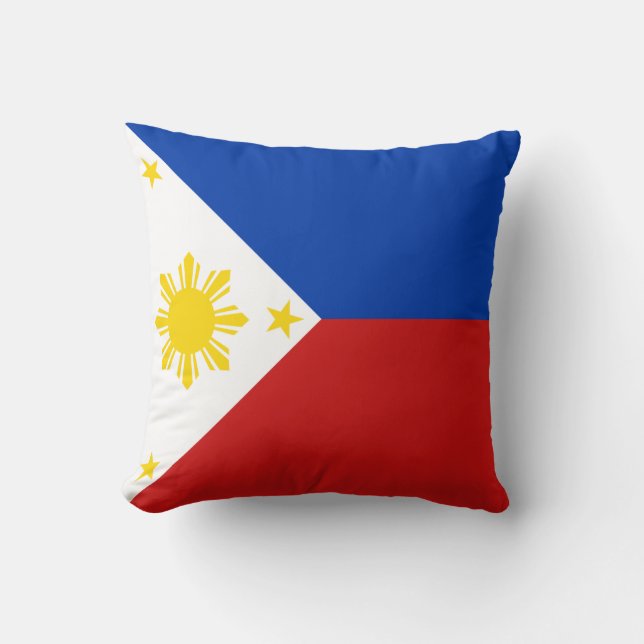 Coussin du drapeau des Philippines (Recto)
