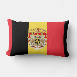 Coussin du drapeau et du certificat d'authenticité