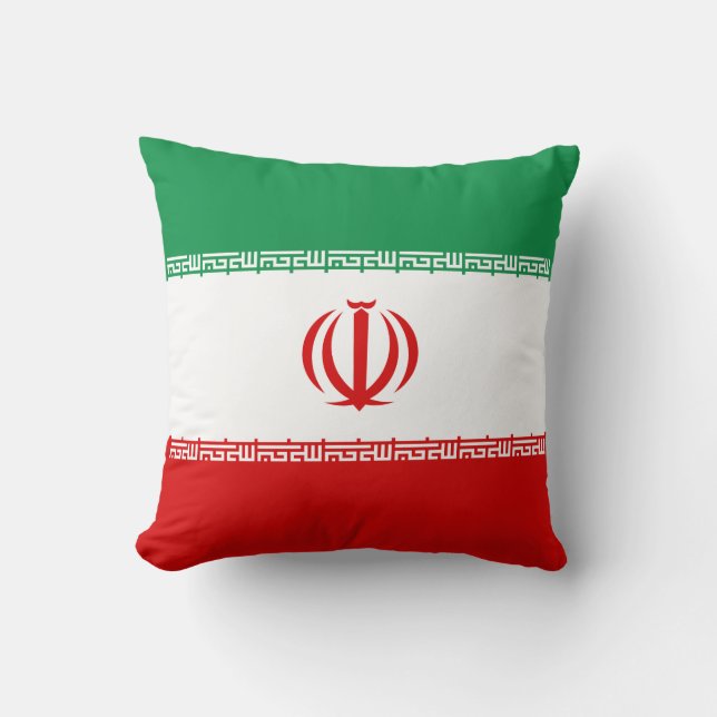 Coussin du drapeau iranien x (Recto)