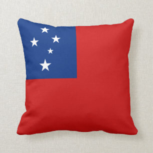 Coussin du drapeau Samoa x