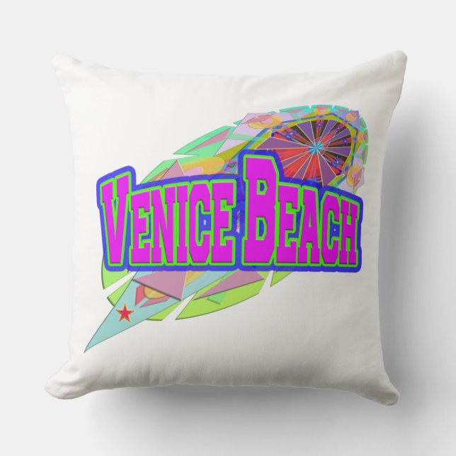 coussin du futur "Venice Beach" (Recto)