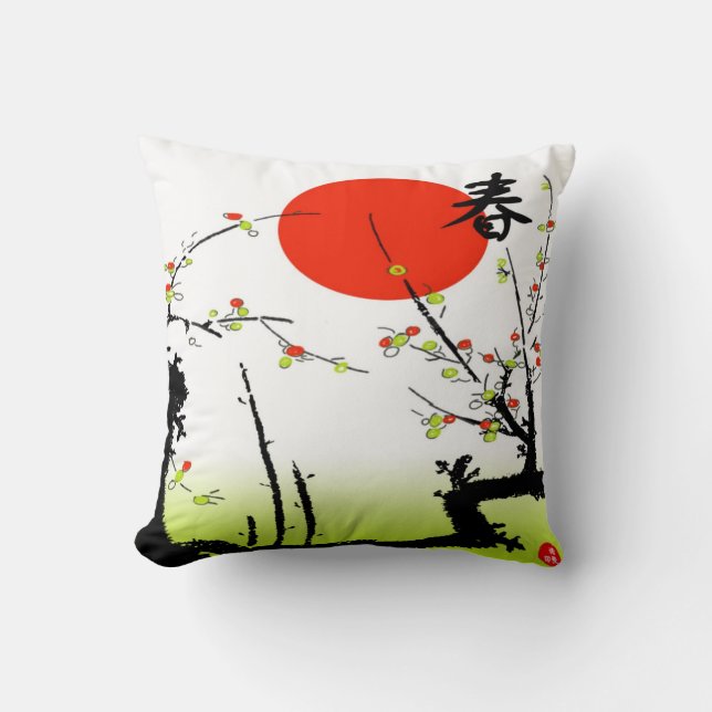 Coussin du MoJo américain du printemps (Recto)