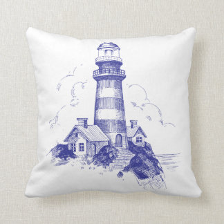 Coussin du phare bleu
