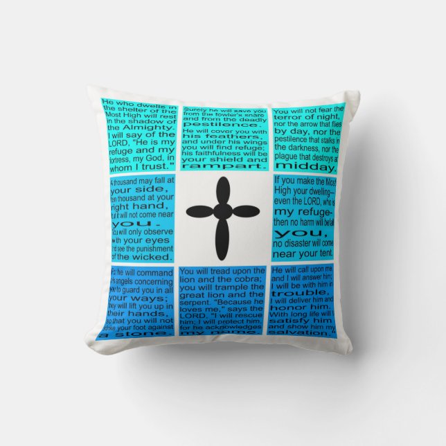 Coussin du psaume 91 (Recto)