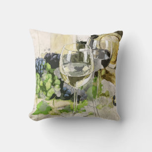 coussin du raisin et du vin