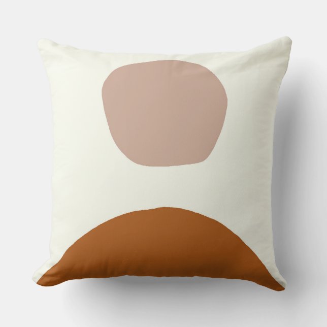 coussin du saumon kéta Sunrise en rose et rouille  (Recto)