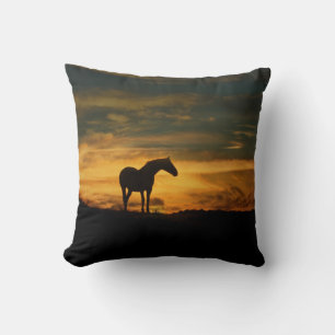 Coussin du Sunrise et du Cheval du Sud-Ouest