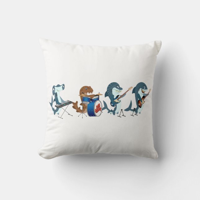Coussin Dub Shark Band Thaillow (Recto)