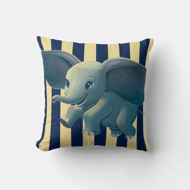 Coussin Dumbo| L'Art Peint Dumbo Volant (Recto)