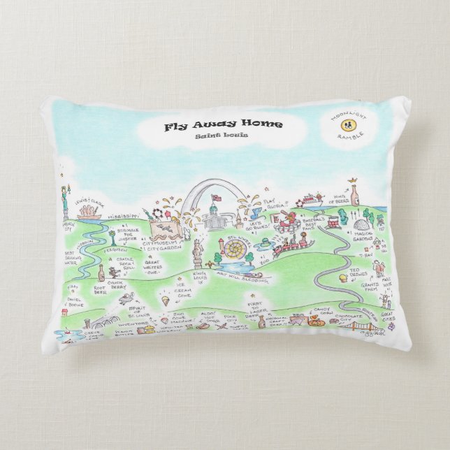 Coussin d'un vol de retour en 2021 (Devant)