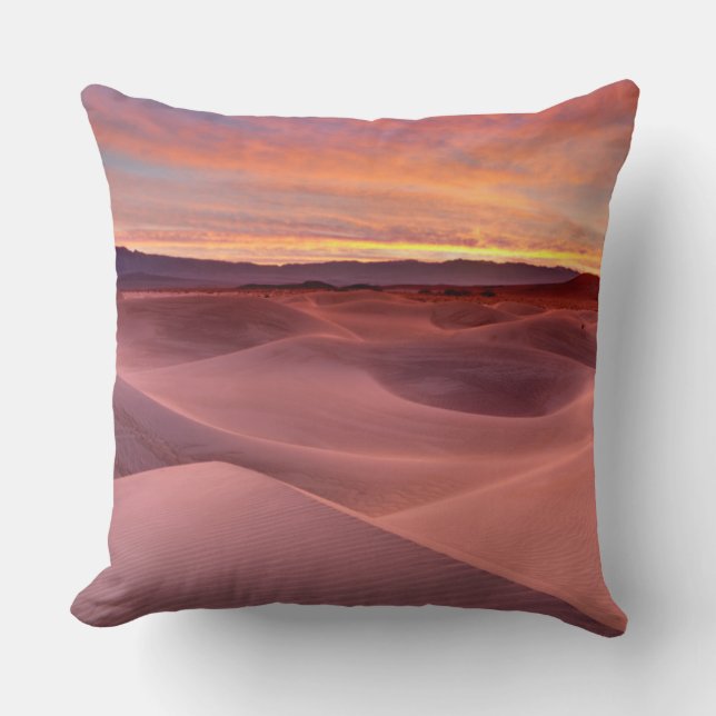 Coussin Dunes de sable rose, Vallée de la Mort, CA (Recto)