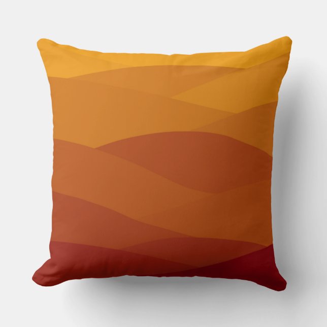 Coussin Dunes du désert (Recto)