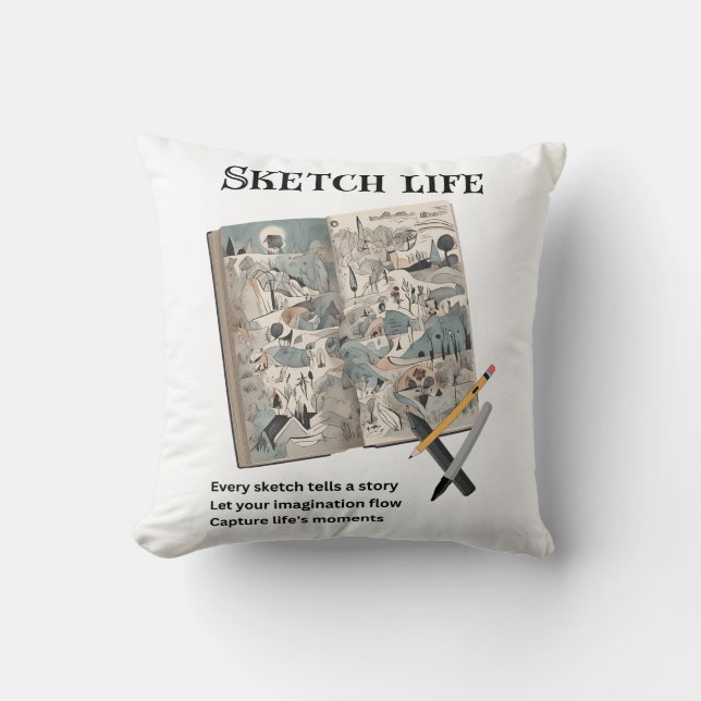 Coussin Durée de l'esquisse (Recto)