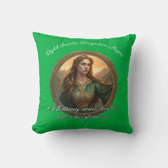 Coussin Dwynwen The Patron Saint Of Lovers (Recto)