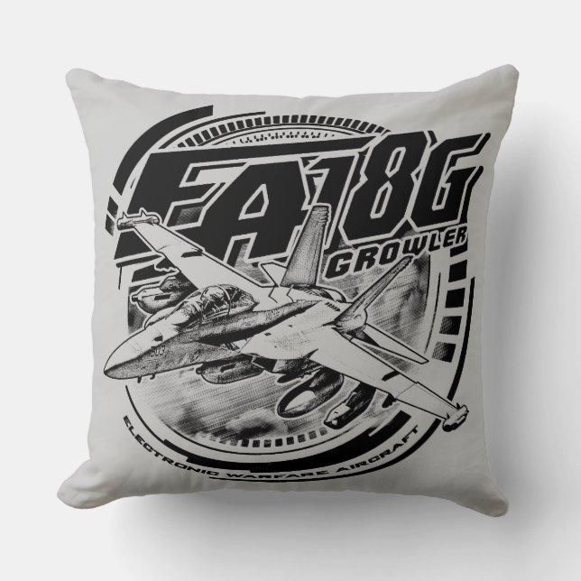 Coussin EA-18G Pommeau d'oreiller à jet d'oreiller (Recto)