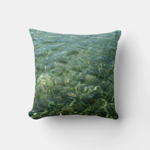 Coussin Eau au-dessus de la mer Herbe I Caraïbes Nature