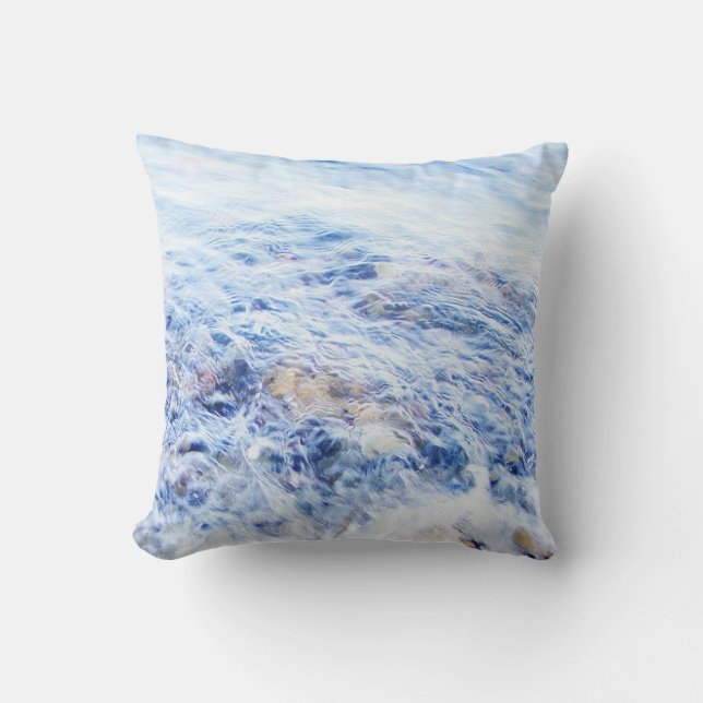 Coussin Eau bleue (Recto)
