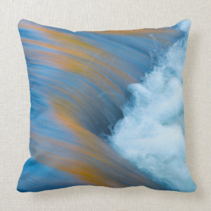 Coussin Eau bleue abstraite, Canada