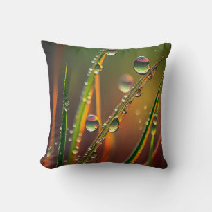 Coussin Eau Droplets Calme Nature Tranquille Zen