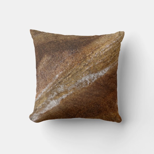 Coussin Eau sur Granite à Franconia Notch Flume (Recto)