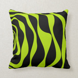 Coussin Ebb et flux 4 - Lime vert