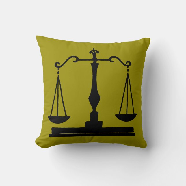 Coussin Échelles de justice (Recto)