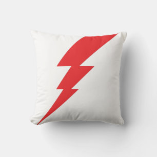 Coussin Éclair rouge