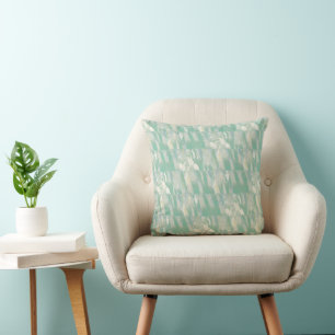Coussin Éclairage sur vert