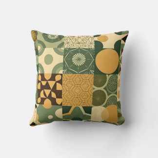 Coussin Eco-Friendly Geometric Patterns